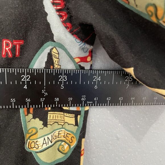 High Seas Trading Shirt Large Americana Route‎ 66 All Over Hawaiian Aloha USA - Picture 5 of 10